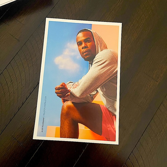Peloton instructor card Alex Toussaint RARE NEW - Picture 1 of 1